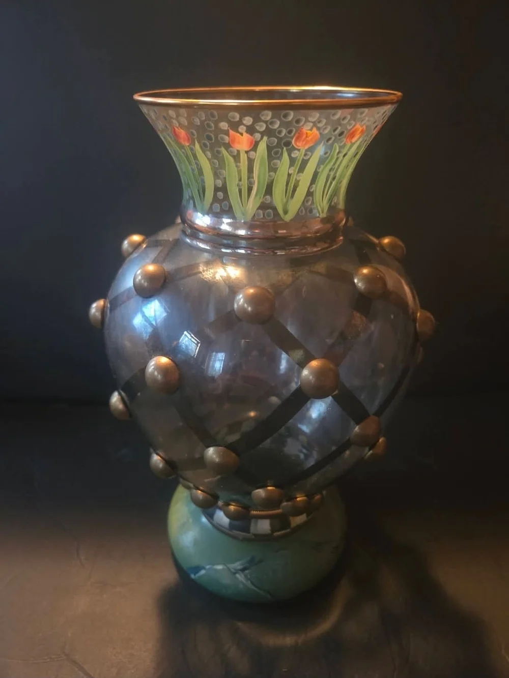 Mackenzie Childs Circus William Vase